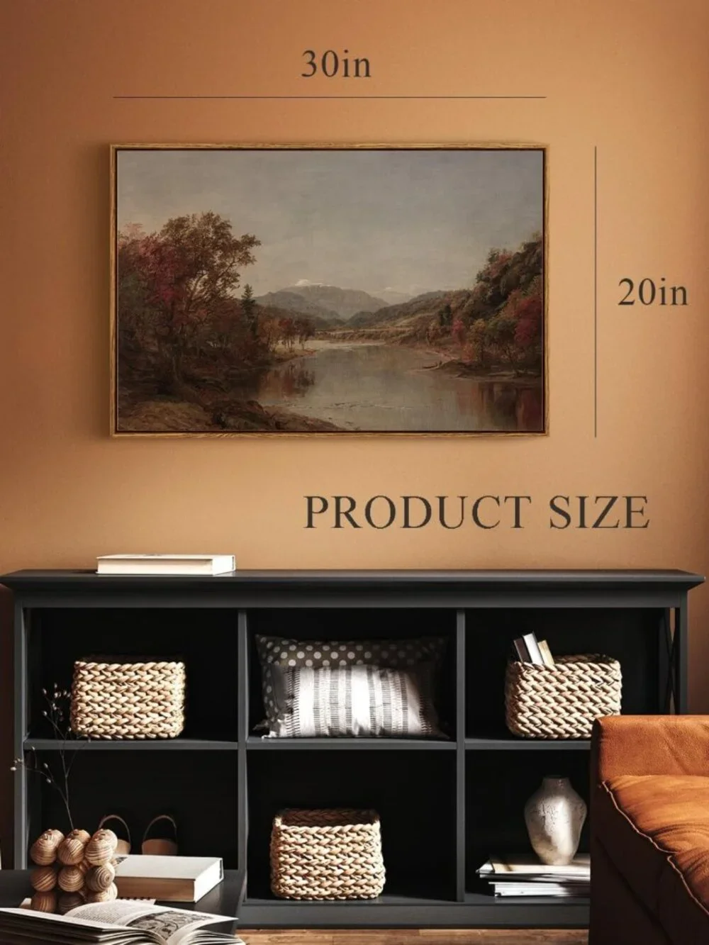 Vintage Framed Canvas Wall Art 20x30